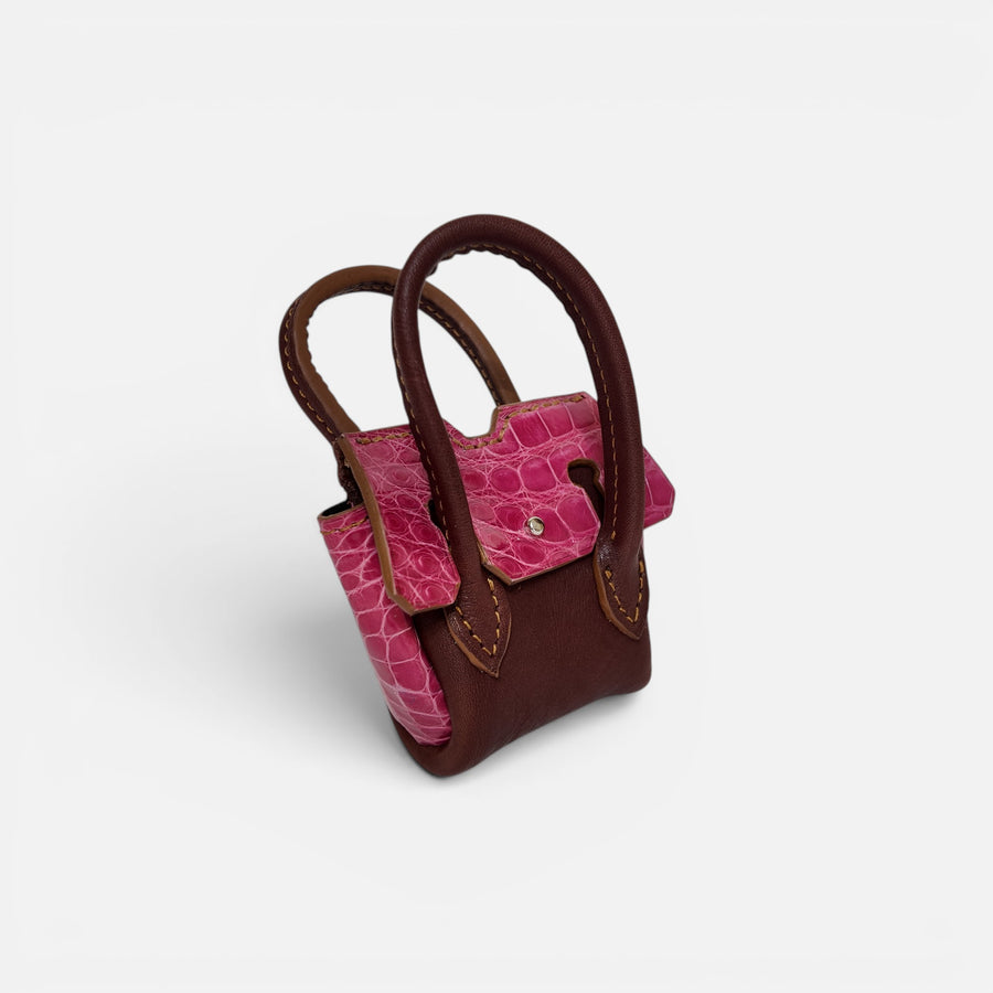 Mini sac MRLM — Alligator Fuchsia