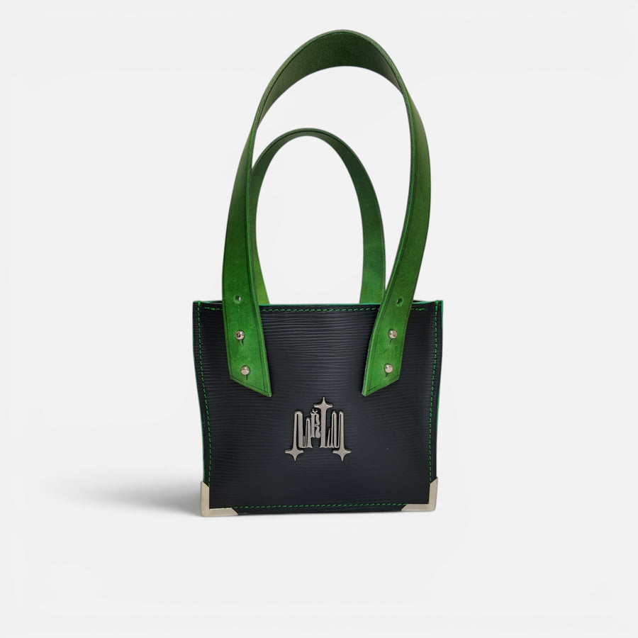 Sac à poignée amovible — Noir & Vert