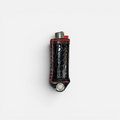 Étui à briquet en cuir d'alligator noir fait main, MRLM