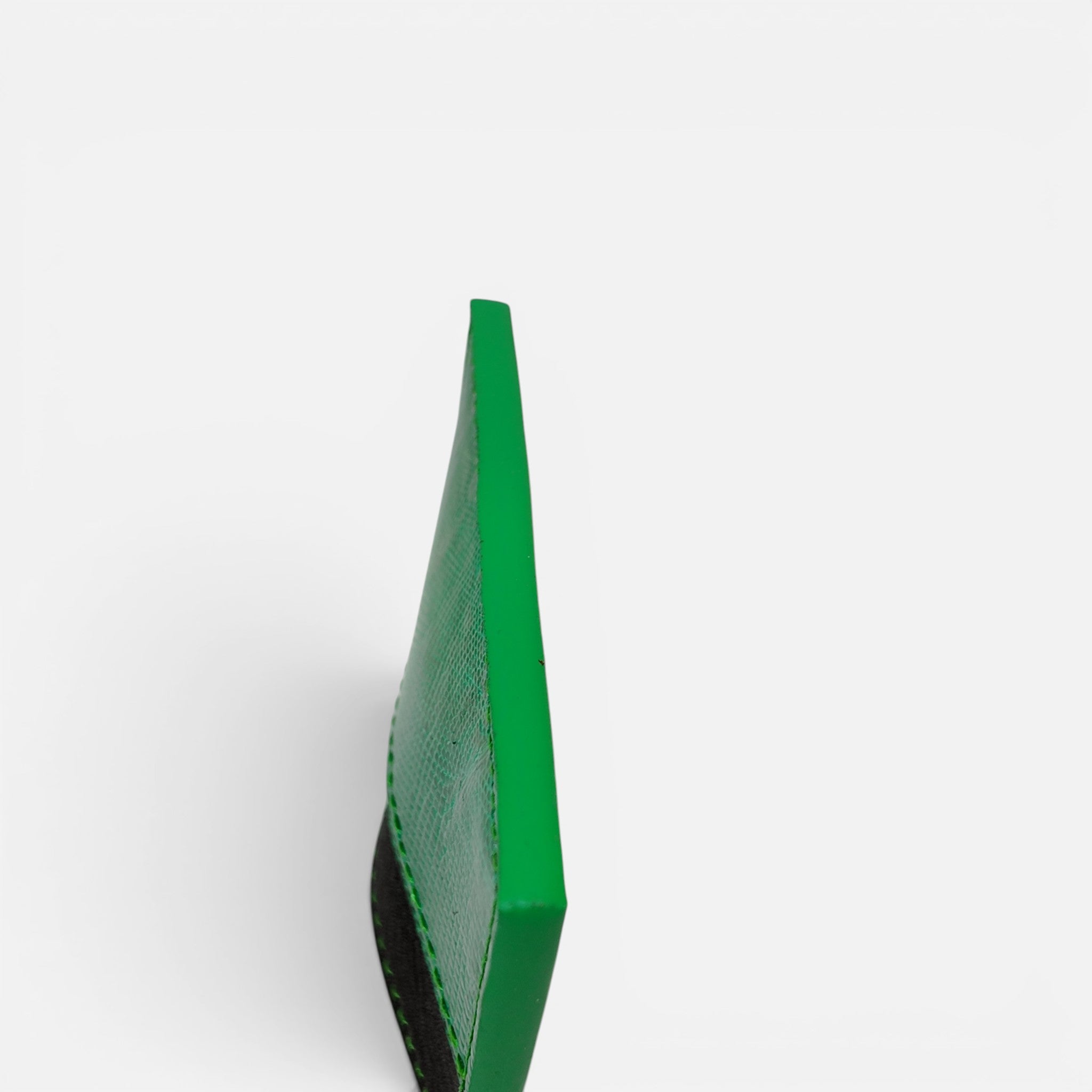 Porte-cartes bicolore — Vachette & Lézard Vert