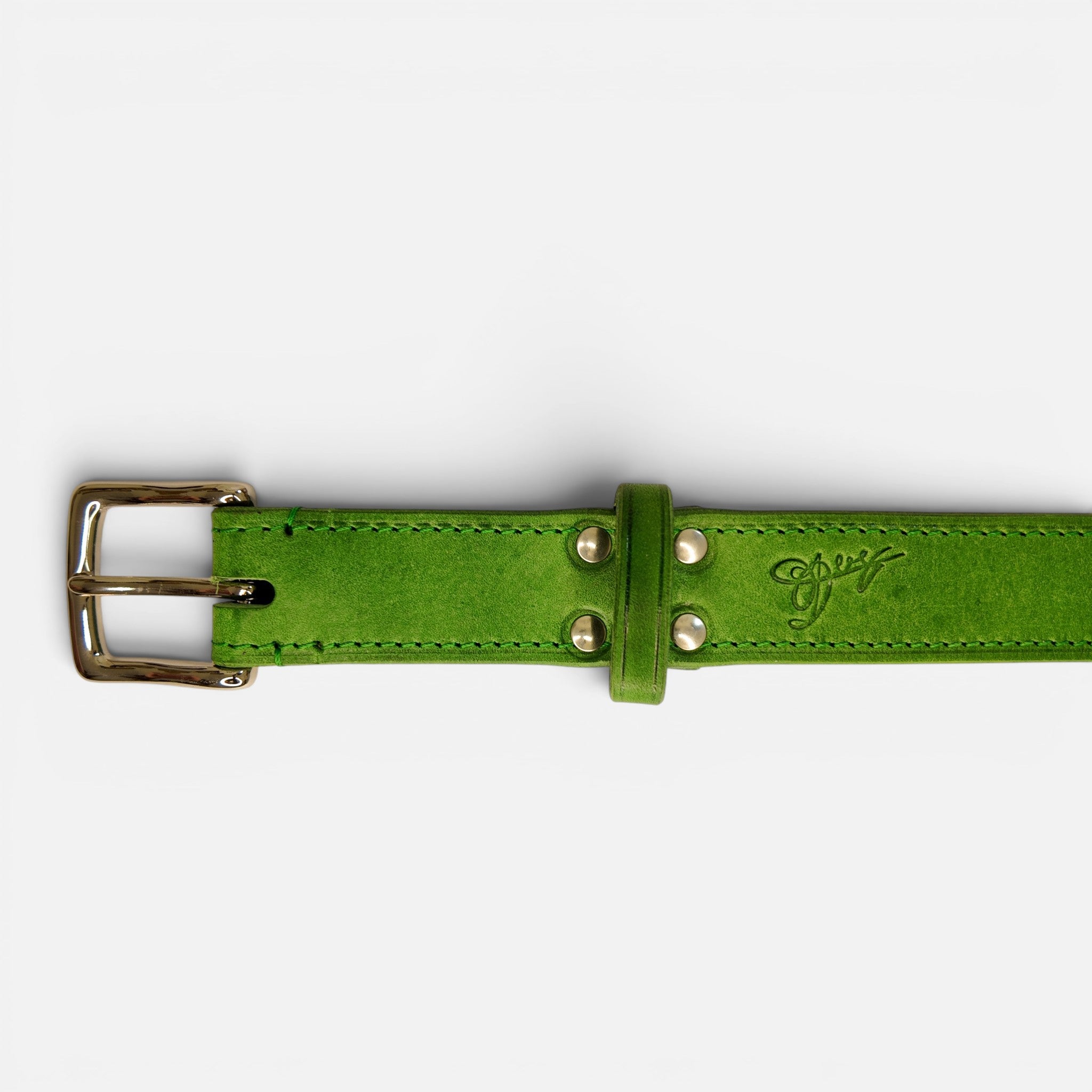 Ceinture MRLM 30mm — vert, surpiqûre