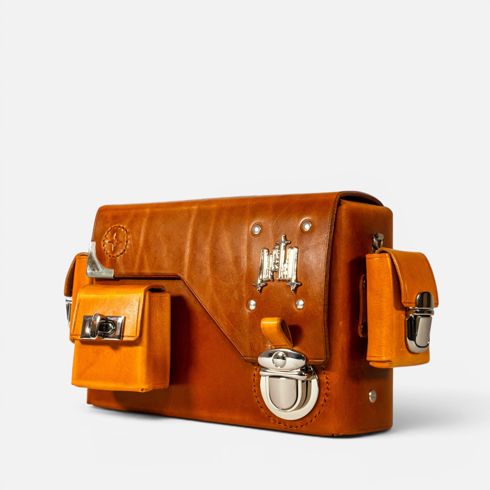 Sac DOSI en cuir pleine fleur, vue de face